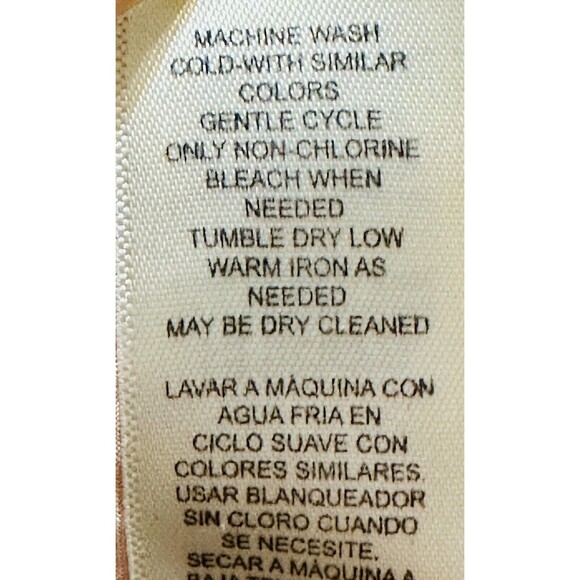 NWT Chico's Size 2 US L Pink Lace Dreams Licia 3/4 Sleeve Blouse Feminine - Picture 10 of 10